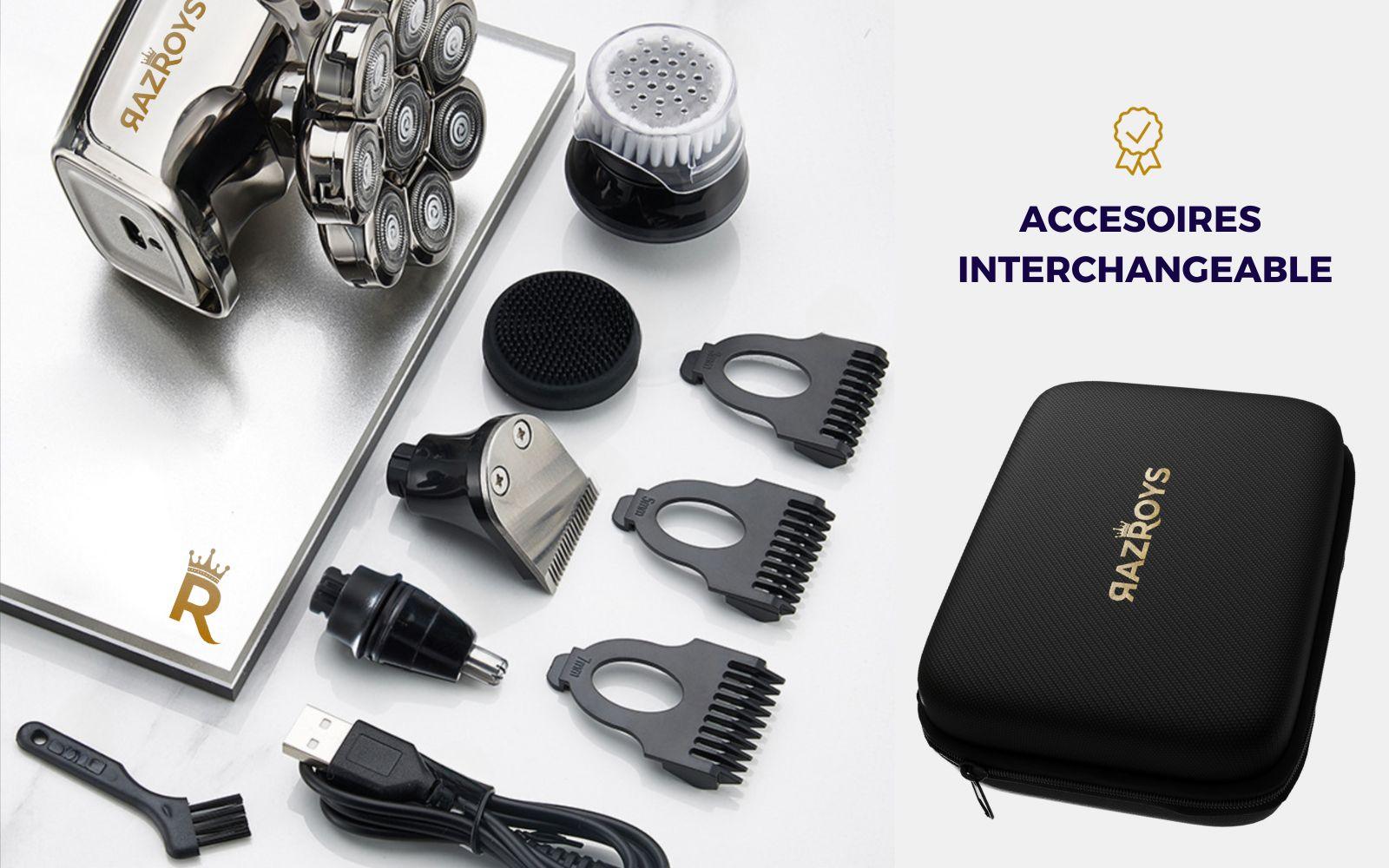 Découvrez les Avantages du Rasoir pour Crâne Électrique Visage et Corps - RAZROYS