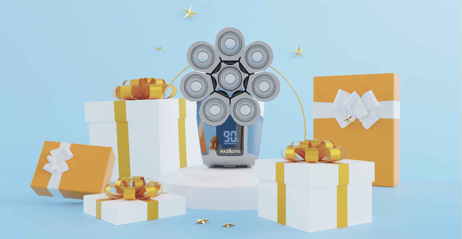 Le cadeau idéal pour la fête des pères aux crânes rasés